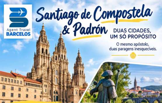 SANTIAGO DA COMPOSTELA  E PADRÓN - 39€